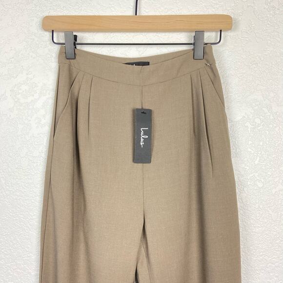 New Lulu’s tan trouser pants size xs - Picture 7 of 7